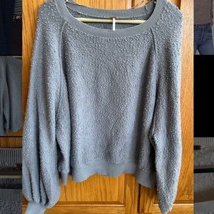 Free People Ballon Sleeved Sweater